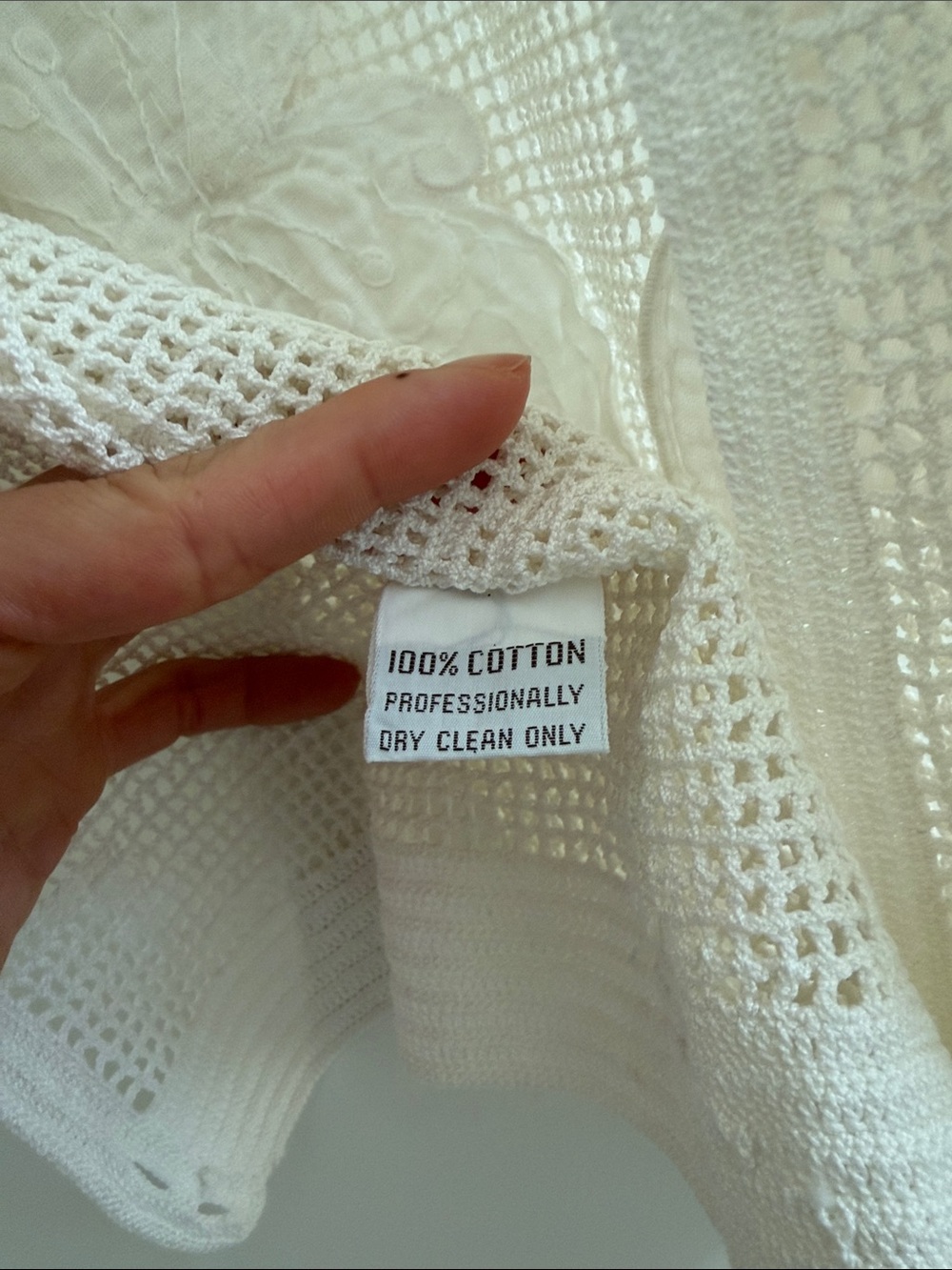 Vintage B Altman & Co Hand Crochet Two-Piece top - Picture 7 of 11